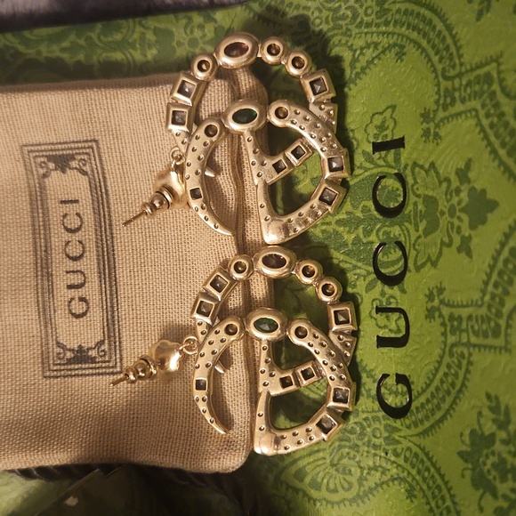 Authentic gucci GG earrings - Picture 2 of 4
